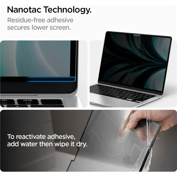 Spigen SafeView 1 Pack ochranná fólie MacBook Air 13" M5/M4/M3/M2 - Ochranné folie a skla - Obrázek 60736b6c9a2f44f6b8ec939036506d25