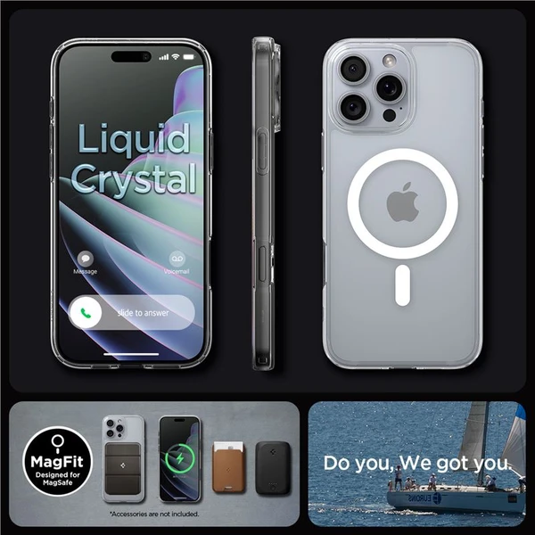 Spigen Crystal Flex MagSafe krytiPhone 16 Pro crystal clear - Pouzdra - Obrázek 607a7b9f8ff8448381ac7176d2f052a7