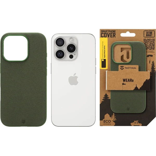 Tactical MagForce WEARe MagSafe kryt Apple iPhone 16 Pro Forest Green - Pouzdra - Obrázek 608ce63c29354c3aaa50aca1c6d493db