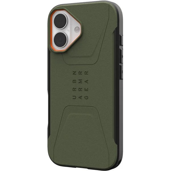 UAG Civilian Magsafe kryt iPhone 17 zelený/oranžový - Pouzdra - Obrázek 609fa59842a64c4aacfe18512b84ff4f