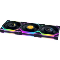 Lian Li UNI FAN SL Wireless LCD ventilátor 3x120 mm + ovladač černý - Ventilátory pro PC