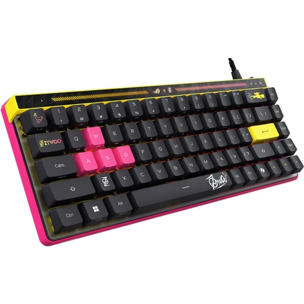 ASUS ROG Falchion Ace HFX herní klávesnice US ZywOo Edition - Klávesnice - Obrázek 60JK000K01
