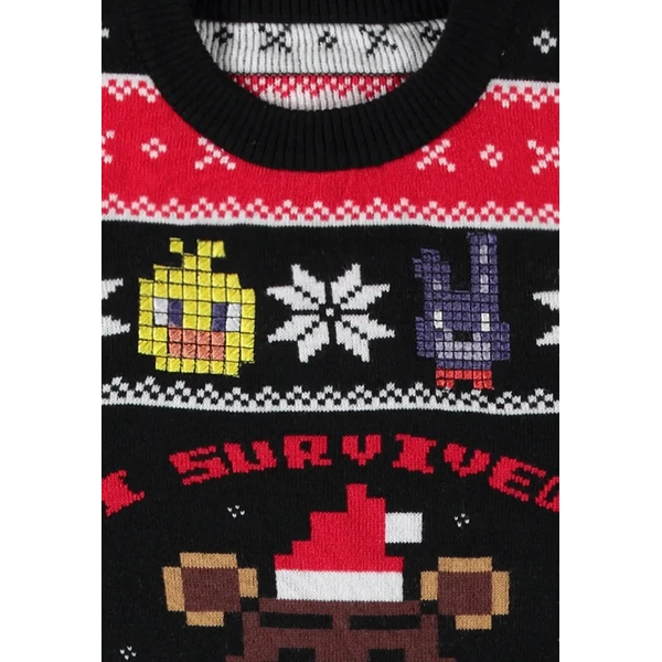 Vánoční svetr Five Nights at Freddy's - Survived Five Nights L - Mikiny a svetry - Obrázek 60MI000K01