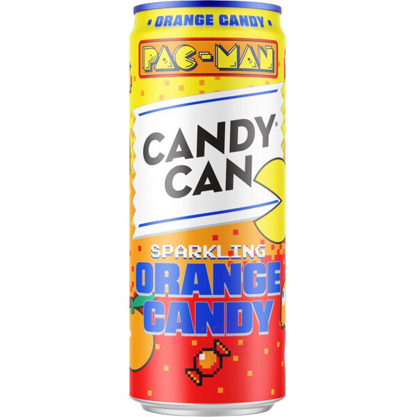 Sycená limonáda CANDY CAN x PAC-MAN - Kandovaný pomeranč 330ml