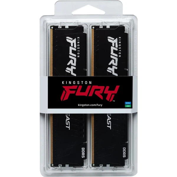 Kingston FURY Beast DDR5 64GB 6000MHz CL30 2x32GB Černá - Operační paměti - Obrázek 60QD000N01