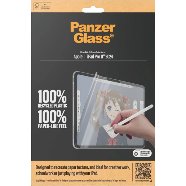 PanzerGlass GraphicPaper fólie na psaní a kreslení Apple iPad Pro 11" (2025) - Ochranné folie a skla - Obrázek 60R4000J01