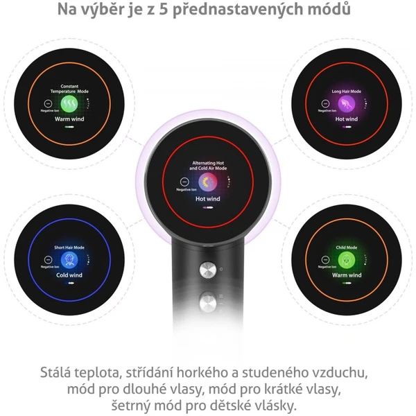 TrueLife HairDryer D9 fén na vlasy černý - Fény na vlasy - Obrázek 60Y9000O01