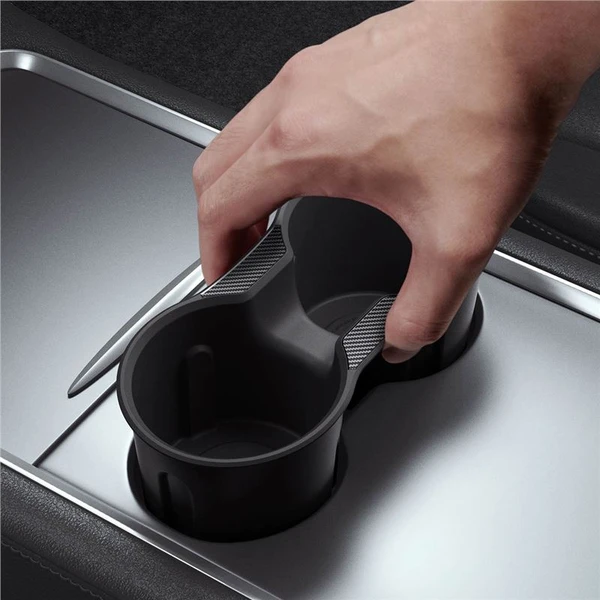 Spigen Center Console Cup Holder Insert Relaxed Grip vložky do držáku nápojů Tesla Model Y/3 - Držáky - Obrázek 60a5f4205f074f3b859b7a530e22da79