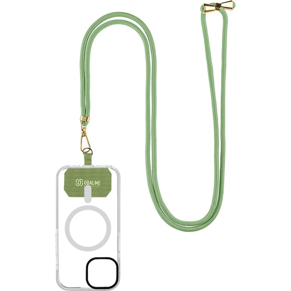 OBAL:ME NeckTag Allure popruh na telefon světle zelený - Popruhy a crossbody - Obrázek 60ab10748b8e445a89b234128d541906