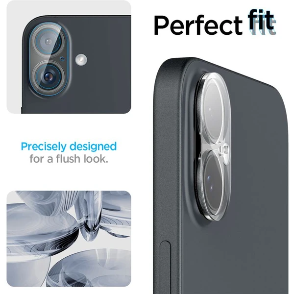 Spigen Glass tR Optik sada skel iPhone 16/16 Plus čirá (2-pack) - Ochranné folie a skla - Obrázek 60c06e4c5cfb4aff8a64a5f0933ea314