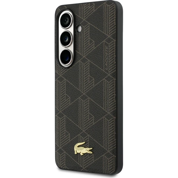 Lacoste PVC Blend Monogram Gold Logo Magnetic kryt Samsung Galaxy S26 hnědý - Pouzdra - Obrázek 60c291236aa042ab986d1eaf46811069