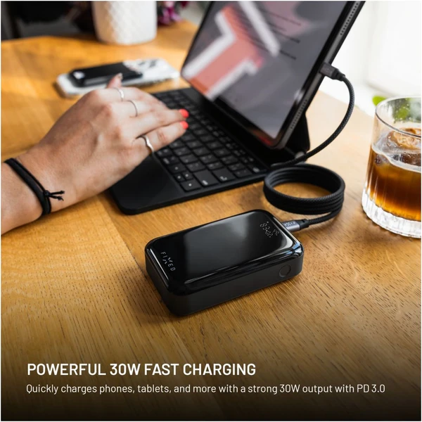 FIXED Zen 10 Pro powerbanka s LCD displejem, 30W, 10 000 mAh, černá - Powerbanky - Obrázek 60c5e30aab854166a760017695cfe72b