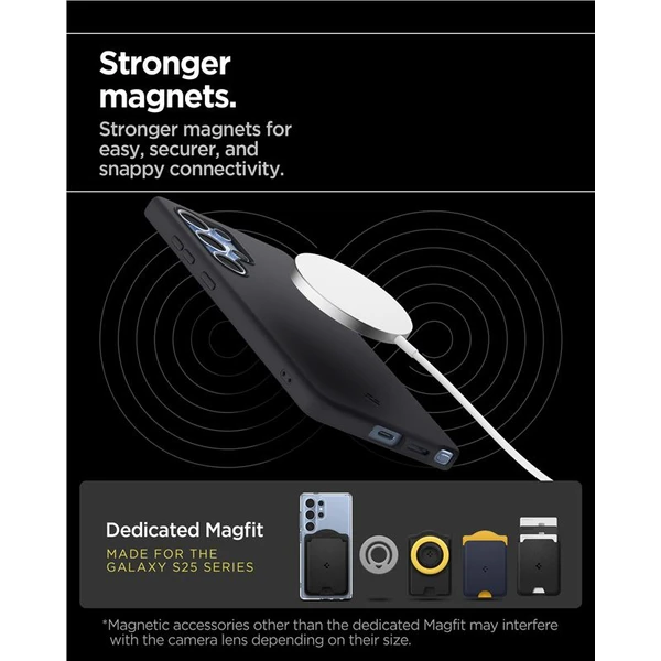 Spigen Silicone Fit MagSafe kryt Samsung Galaxy S25 Ultra černý - Pouzdra - Obrázek 60c6693fbd314f5d99109c8536e18f67