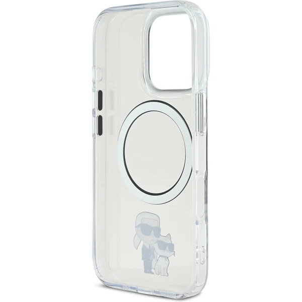 Karl Lagerfeld IML Karl and Choupette MagSafe kryt pro iPhone 16 Pro Max čirý - Pouzdra - Obrázek 60c7217304e44e7db9e2b6e403374c5f