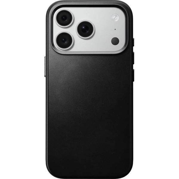 Nomad Traditional Leather (Horween) MagSafe kožený kryt iPhone 17 Pro/18 Pro Black - Pouzdra - Obrázek 60f1176cf0c1490195b49b6aa7593639