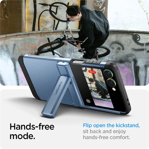 Spigen Tough Armor Pro MagSafe kryt Samsung Galaxy Z Flip7 světle modrý - Pouzdra - Obrázek 610b46900179424cbb1a7a47d89c1ae7
