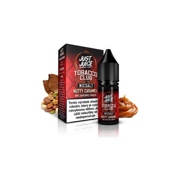 Just Juice Salt Oříškový tabák s karamelem 10ml (11mg)