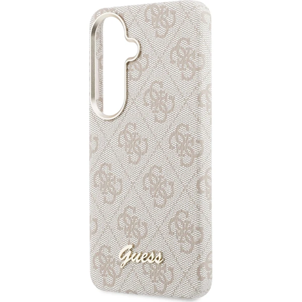 Guess PU 4G Script Metal Logo Magnetic kryt Samsung Galaxy S26 růžový - Pouzdra - Obrázek 6125073ef92f4e388d5a05c9d61a8114