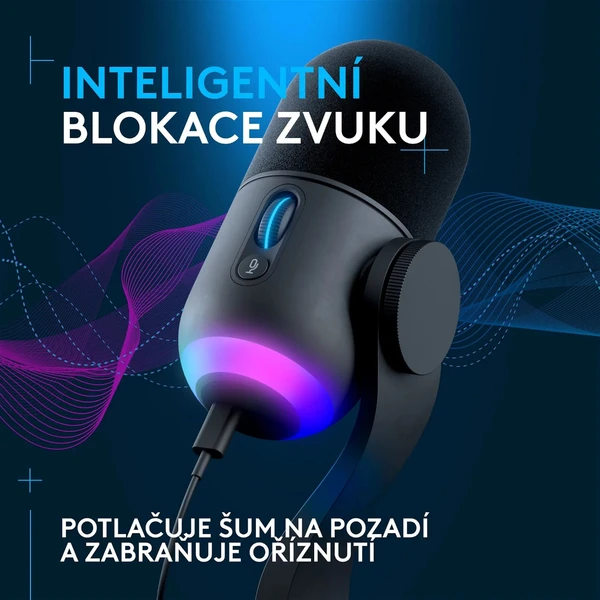 Logitech G Yeti GX mikrofon černý - Mikrofony - Obrázek 6134000P01