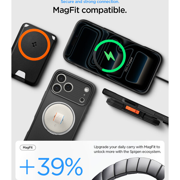 Spigen Rugged Armor MagSafe kryt iPhone 18 Pro/17 Pro matte black - Pouzdra - Obrázek 61524ed85c4a4714885a396f66edd712