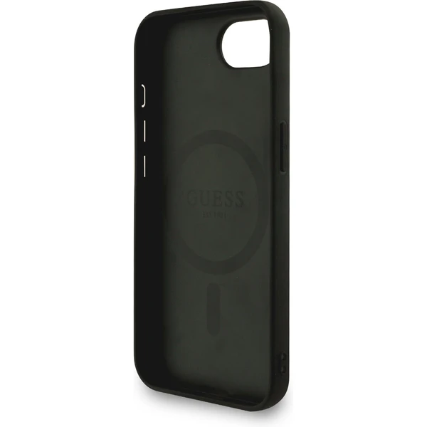 Guess PU Leather 4G Colored Ring Strap MagSafe kryt iPhone 17e/16e černý - Pouzdra - Obrázek 616ed86d108548c9bab665bc9978aa1d