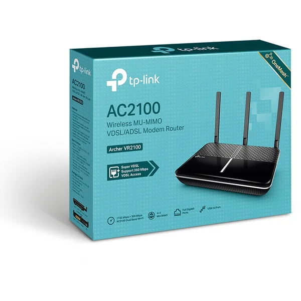 TP-Link Archer VR2100 VDSL/ADSL modem/router - Modemy - Obrázek 617U000501