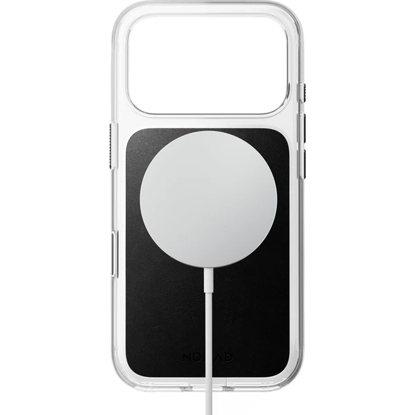 Nomad Clear Leather (Horween) MagSafe kryt iPhone 18 Pro Black - Pouzdra - Obrázek 617f1dab3a5a44a5b5dd4035203f3525