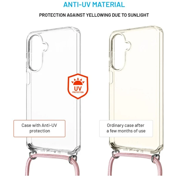 FIXED Pure Neck kryt s růžovou šňůrkou na krk pro Samsung Galaxy A26 5G - Pouzdra - Obrázek 61803102777e496f803a8ff206f0877a