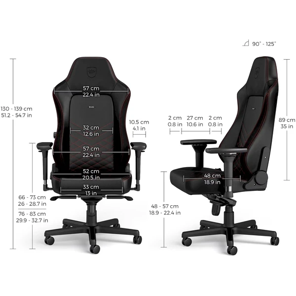 noblechairs HERO herní židle černočervená - Židle - Obrázek 618A000P01