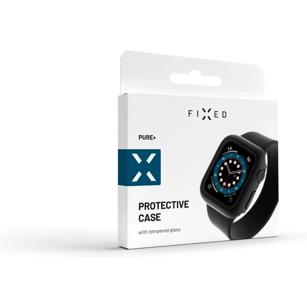 FIXED Pure+ pouzdro s temperovaným sklem Apple Watch 44mm černé - Pouzdra - Obrázek 61D4100501