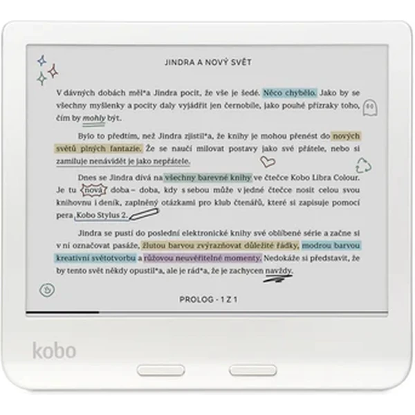 Kobo Libra Colour čtečka bílá - Čtečky elektronických knih - Obrázek 61LB000K01