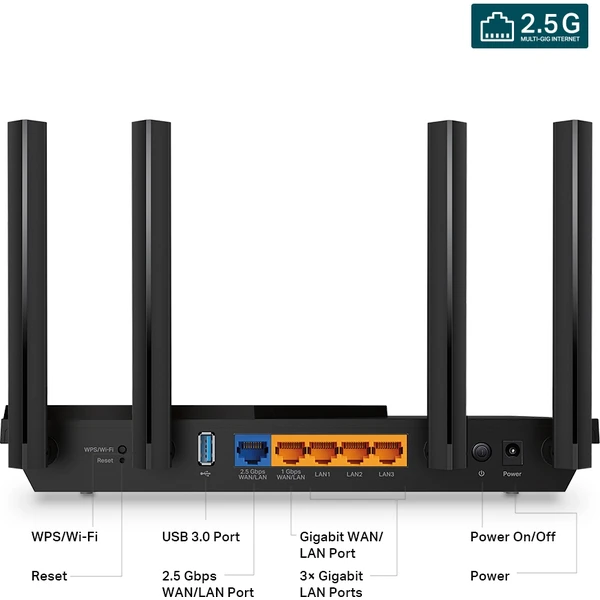 TP-Link Archer AX55 Pro Wi-Fi 6 router černý - Routery - Obrázek 61QS100501