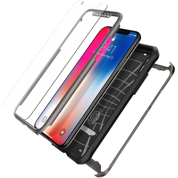 Spigen Signature Neo Hybrid ochranný kryt Apple iPhone X šedý - Pouzdra - Obrázek 61UN000101