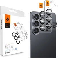 Spigen Glass tR EZ Fit Optik Pro HD skla na fotoaparát Samsung Galaxy S26+ černá (2 ks) - Ochranné folie a skla