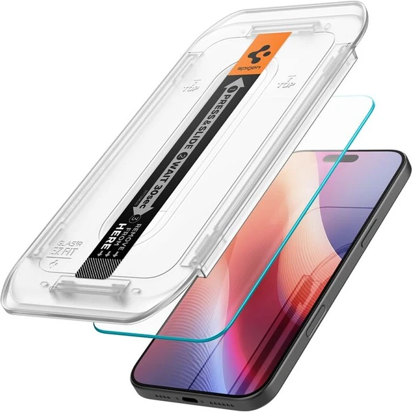 Spigen Glass tR EZ Fit tvrzené sklo iPhone 17 Pro Max/16 Pro Max čiré (2 ks) - Ochranné folie a skla - Obrázek 61aee4a6007b4b00ba0821dc3d9cb83f
