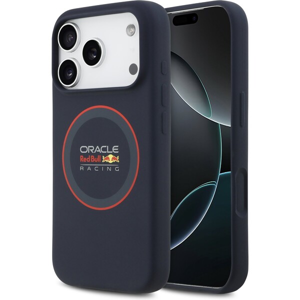Oracle Red Bull Silicone Red Ring MagSafe kryt iPhone 17 Pro modrý