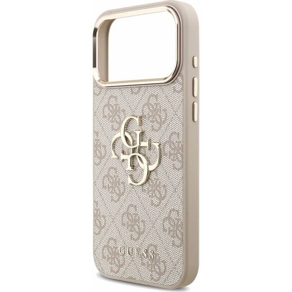 Guess PU 4G Metal Logo Strap kryt iPhone 18 Pro Max růžový - Pouzdra - Obrázek 61b149edb895443abdb73d92d3a5bd66