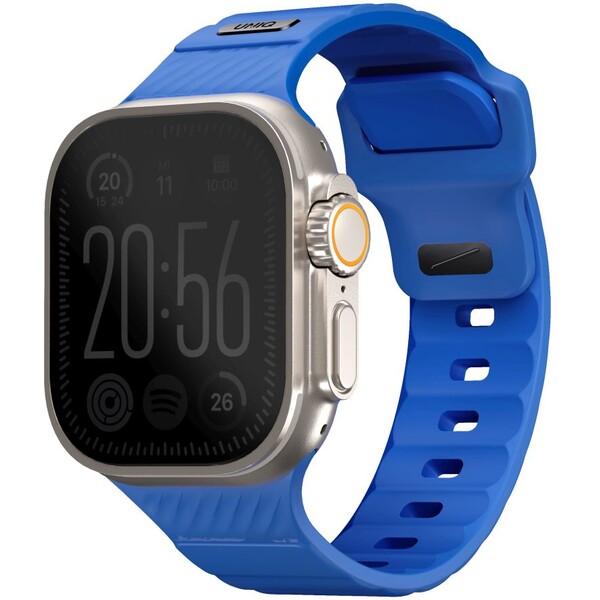 UNIQ Stride FKM Rubber voděodolný řemínek Apple Watch 49/45/44/42mm kobaltově modrý