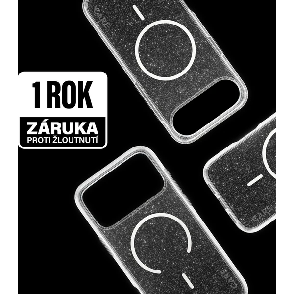 PanzerGlass® CARE Star Lit kryt s MagSafe Apple iPhone 17 Pro Max třpytivý/bílý - Pouzdra - Obrázek 61ce84282c1d4b7b91cfe0686f457325