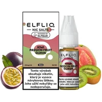 Elfliq Salt Kiwi, marakuja a guava 10ml (20mg) - E-liquidy