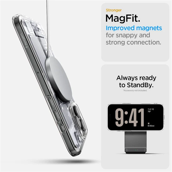 Spigen Ultra Hybrid MagSafe kryt iPhone 16 Pro Max zero one white - Pouzdra - Obrázek 61fb6f00c07245d5943ccaa2f8e3c122