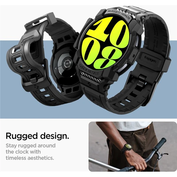 Spigen Rugged Armor Pro pouzdro Samsung Galaxy Watch7 (44mm) matně černé - Pouzdra - Obrázek 62270bbcd9ad4a4d80cffa6d578b311b