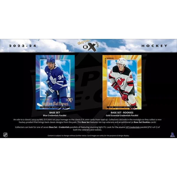 Hokejové karty 2023-24 Upper Deck Skybox E-X 2000 Hockey Hobby Box - Hokejové karty - Obrázek 624D000K01