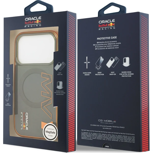 Oracle Red Bull Racing PC Double Layer Vertical MV1 MagSafe kryt iPhone 17 Pro šedý - Pouzdra - Obrázek 6254fe8eb20b4a9dab4efa6b88e9a6fc