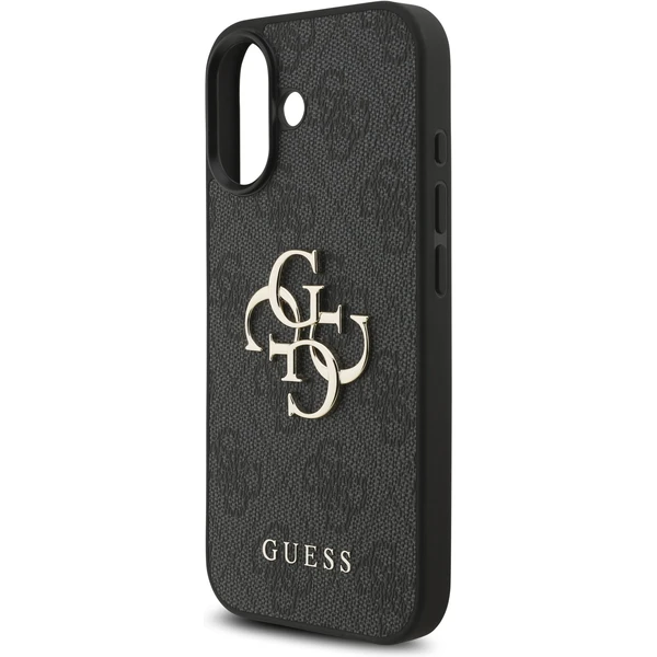 Guess PU 4G Metal Logo Strap kryt iPhone 17 černý - Pouzdra - Obrázek 629330635a96455bb007e8254a08c22b