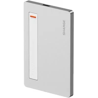 SHARGE Disk Plus SSD pouzdro s USB-C kabelem stříbrné - Pouzdra