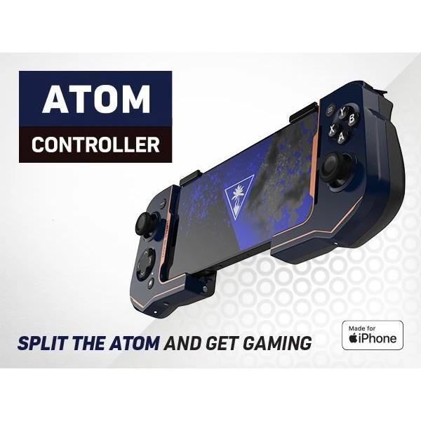 Turtle Beach mobilní herní ovladač Atom pro IOS kobaltově modrý - Herní ovladače - Obrázek 62QH000K01