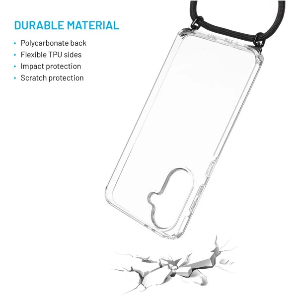 FIXED Pure Neck kryt s černou šňůrkou na krk pro Samsung Galaxy A36 5G/A56 5G - Pouzdra - Obrázek 62c2e6da204240278badd02fa0038f0a