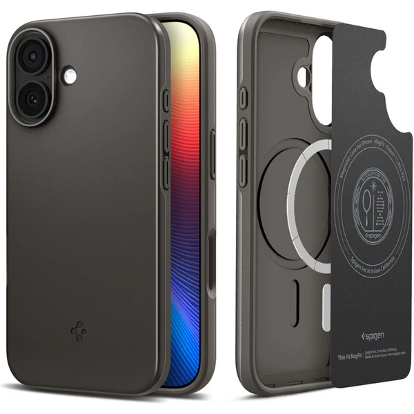 Spigen Thin Fit MagSafe kryt iPhone 17 gunmetal - Pouzdra - Obrázek 62ed165117e6486e996a368eafd184f4