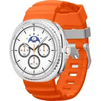 Spigen Silicone Band řemínek Samsung Galaxy Watch8/Classic 46mm/44mm/40mm oranžový - Řemínky